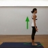 Esecuzione della posa del guerriero yoga