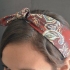 Indossando una bandana