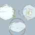 Indossare una maschera facciale ffp2