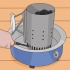 Usando un affumicatore a carbone