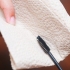 Pulizia di una spazzola per mascara