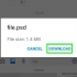 Apertura di un file psd su android