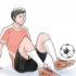 Calciare un pallone da calcio