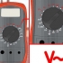 Utilizzando un voltmetro