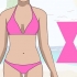 Sembrava magra in costume da bagno