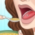 Mangiare con un piercing alla lingua