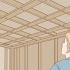 Montaggio di cartongesso a soffitto