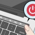 Pulizia della tastiera di un macbook pro