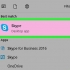 Invita qualcuno su skype