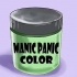 Tingi i capelli con la tintura per capelli manic panic