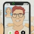 Flirta con un ragazzo in una videochiamata