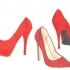 Indossare scarpe rosse