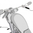 Cambio su una moto