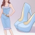 Scegliere le scarpe con un vestito