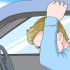 Uscire dall'auto senza shock statico