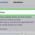 Disattiva voiceover sul tuo iphone